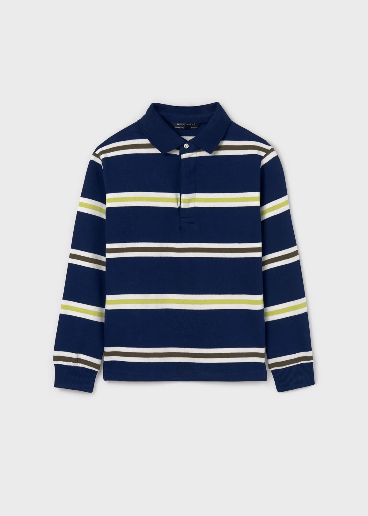 BOY Mayoral Boy Striped Polo Shirt
