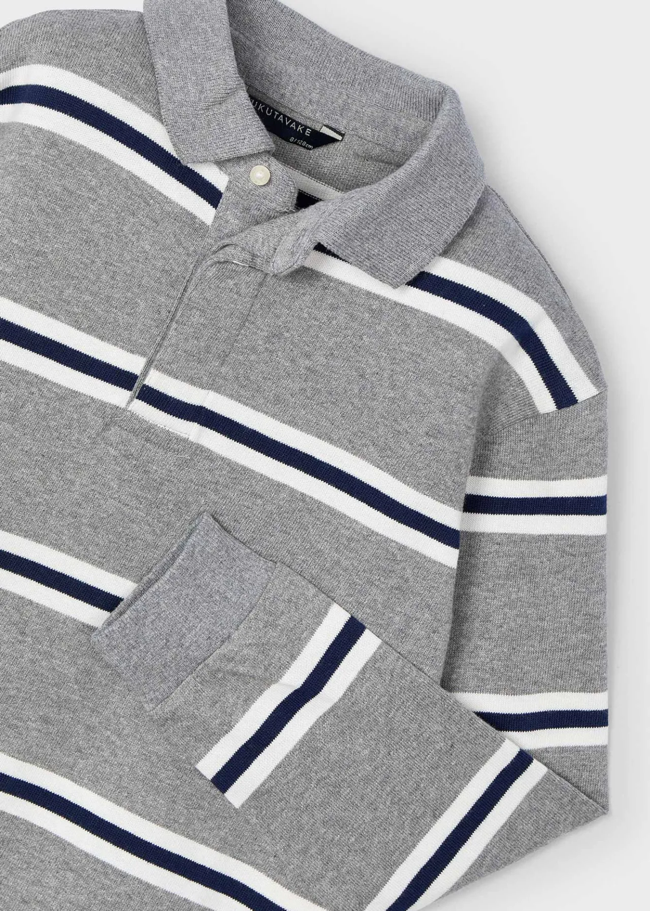 BOY Mayoral Boy Striped Polo Shirt