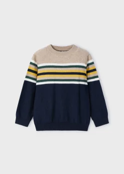 BOY Mayoral Boy Striped Sweater