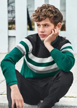 BOY Mayoral Boy Striped Sweater