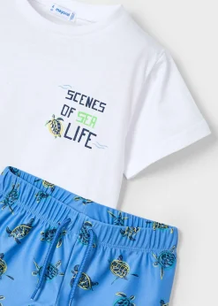 BOY Mayoral Boy Swim Trunks and Sun Protection Shirt Set