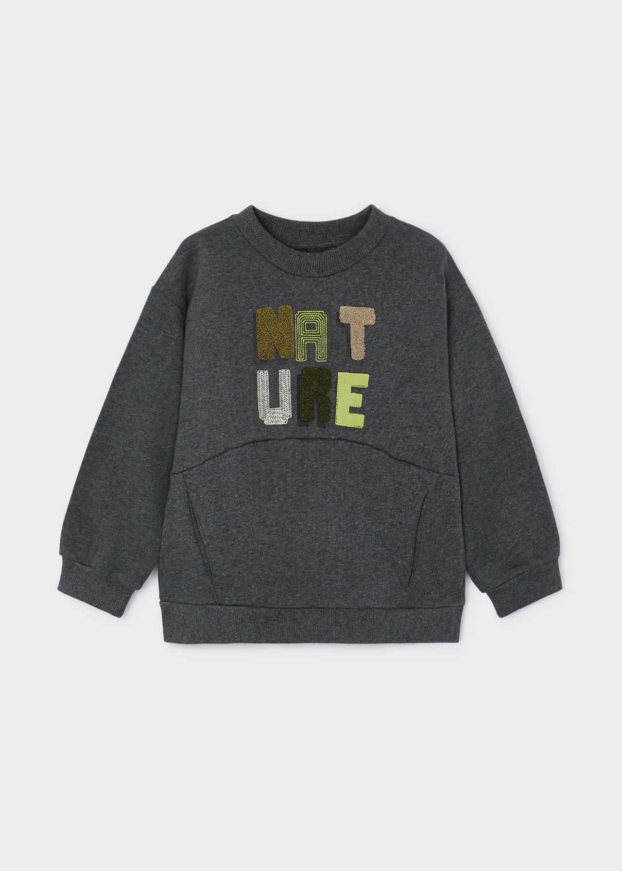 BOY Mayoral Boy Text Print Sweatshirt