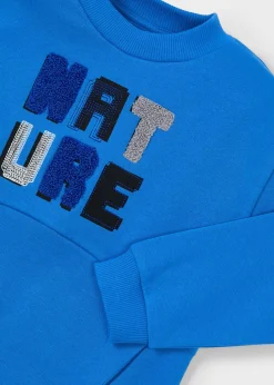 BOY Mayoral Boy Text Print Sweatshirt