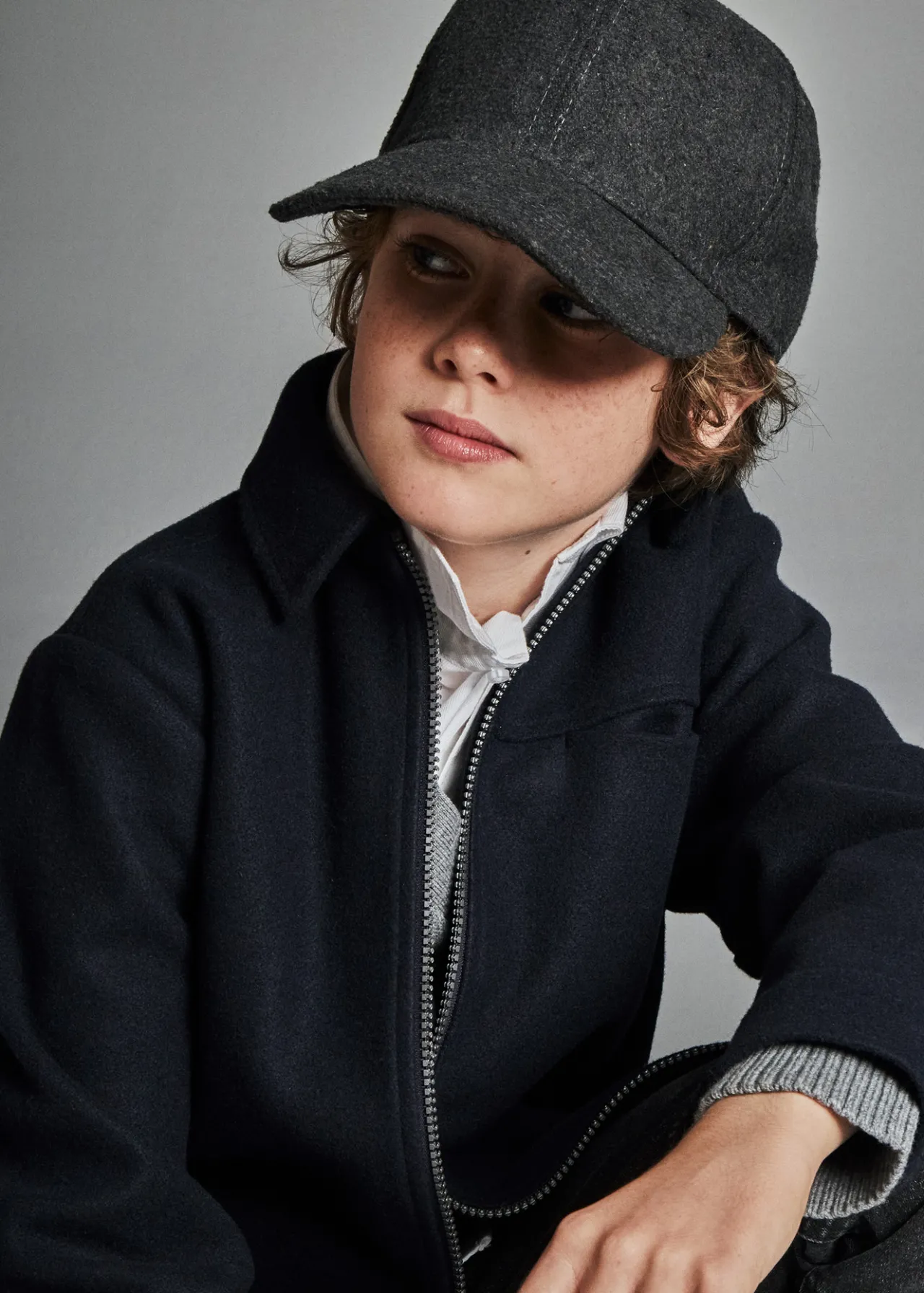 BOY Mayoral Boy Zip Overshirt