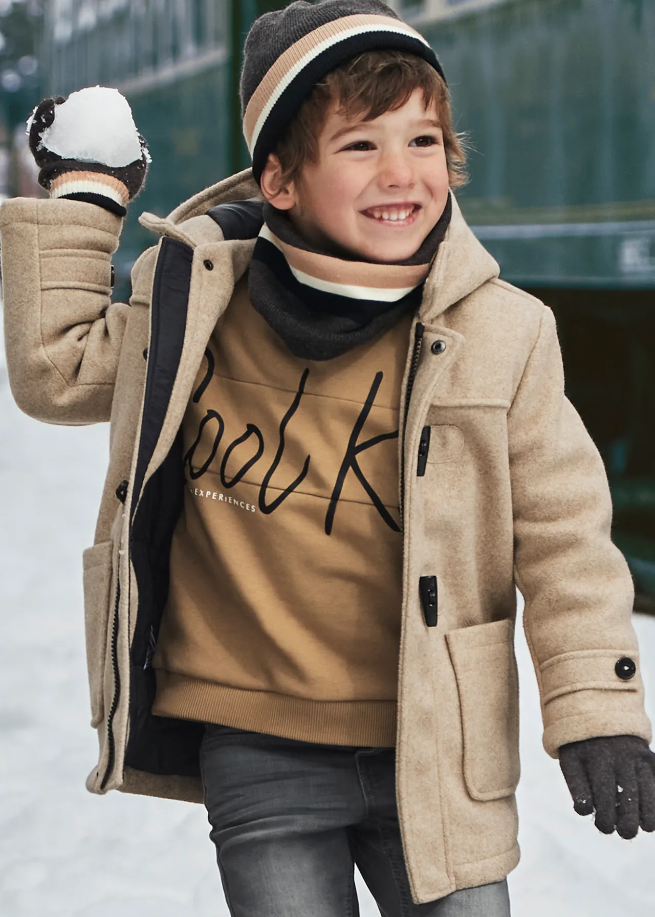 BOY Mayoral Boys Text Sweatshirt