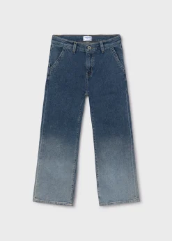 Mayoral Color gradient jeans girls