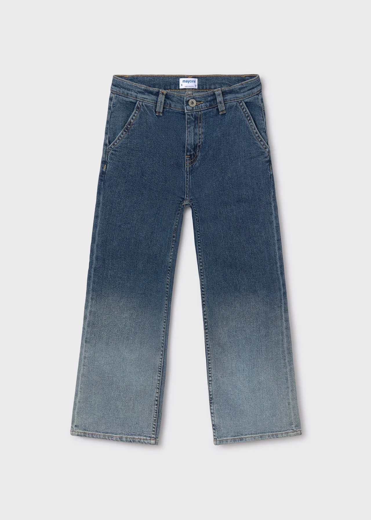 Mayoral Color gradient jeans girls