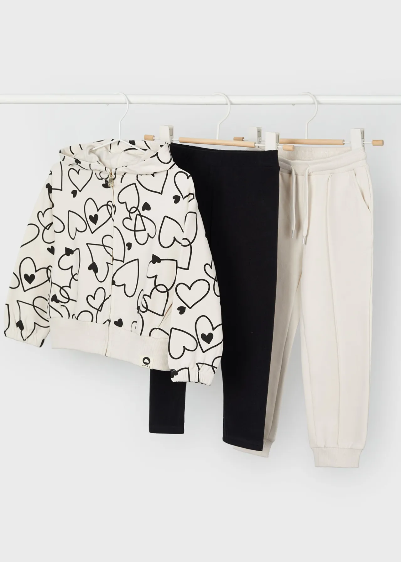 Mayoral Girl 3 Piece Heart Tracksuit