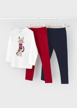 Mayoral Girl 3 Piece Kitten Set