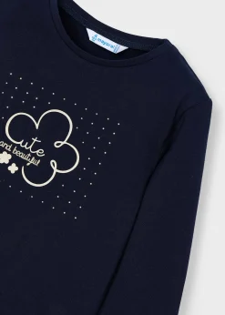 Mayoral Girl Basic Flower T-Shirt