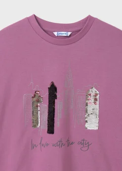 Mayoral Girl City Print T-Shirt