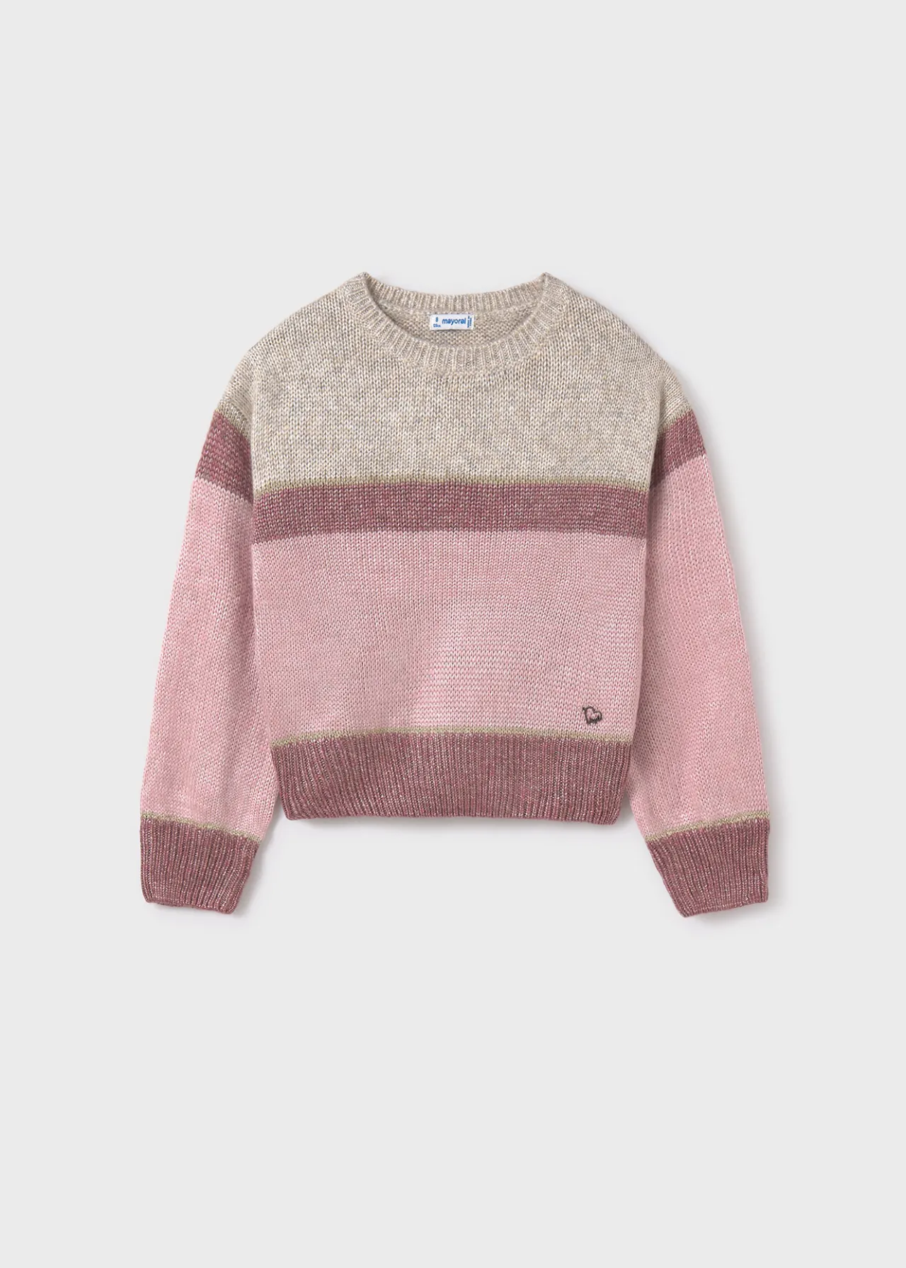 Mayoral Girl Color Block Sweater