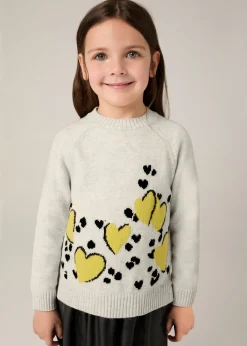 Mayoral Girl Combined Knit Dress