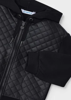 Mayoral Girl Combined Quilted Jacket