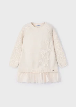 Mayoral Girl Combined Tulle Dress