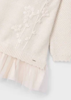Mayoral Girl Combined Tulle Dress