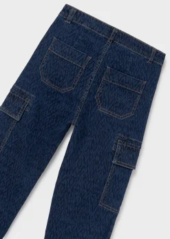 Mayoral Girl Denim Cargos