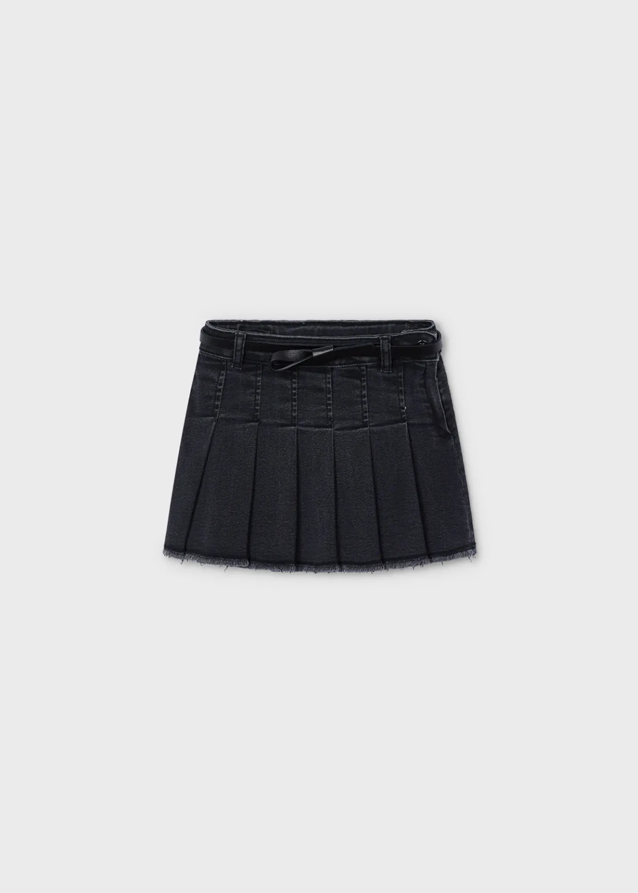 Mayoral Girl Denim Skirt with Belt