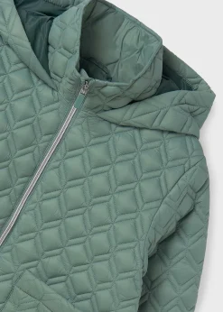 Mayoral Girl Diamond Quilted Coat