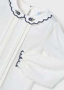Mayoral Girl Embroidered Blouse