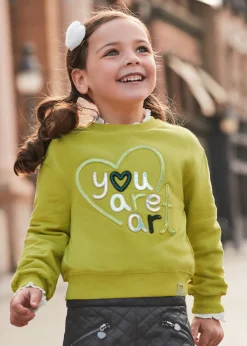 Mayoral Girl Embroidered Sweatshirt