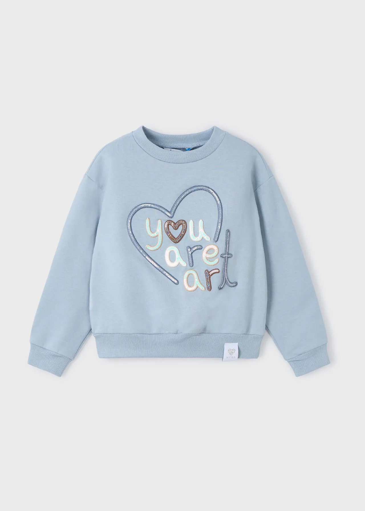 Mayoral Girl Embroidered Sweatshirt