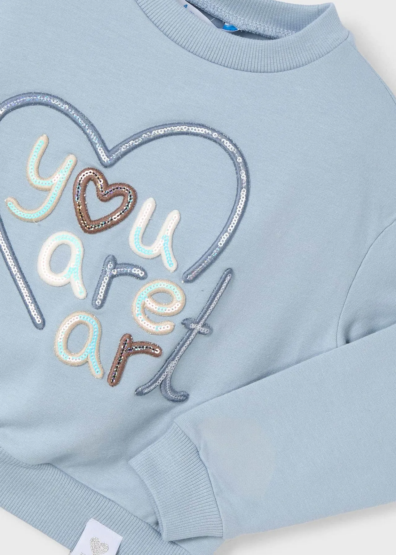 Mayoral Girl Embroidered Sweatshirt