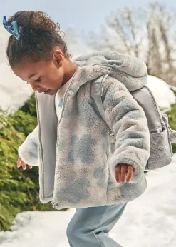 Mayoral Girl Faux Fur Coat