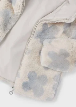 Mayoral Girl Faux Fur Coat