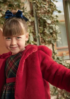 Mayoral Girl Faux Fur Coat