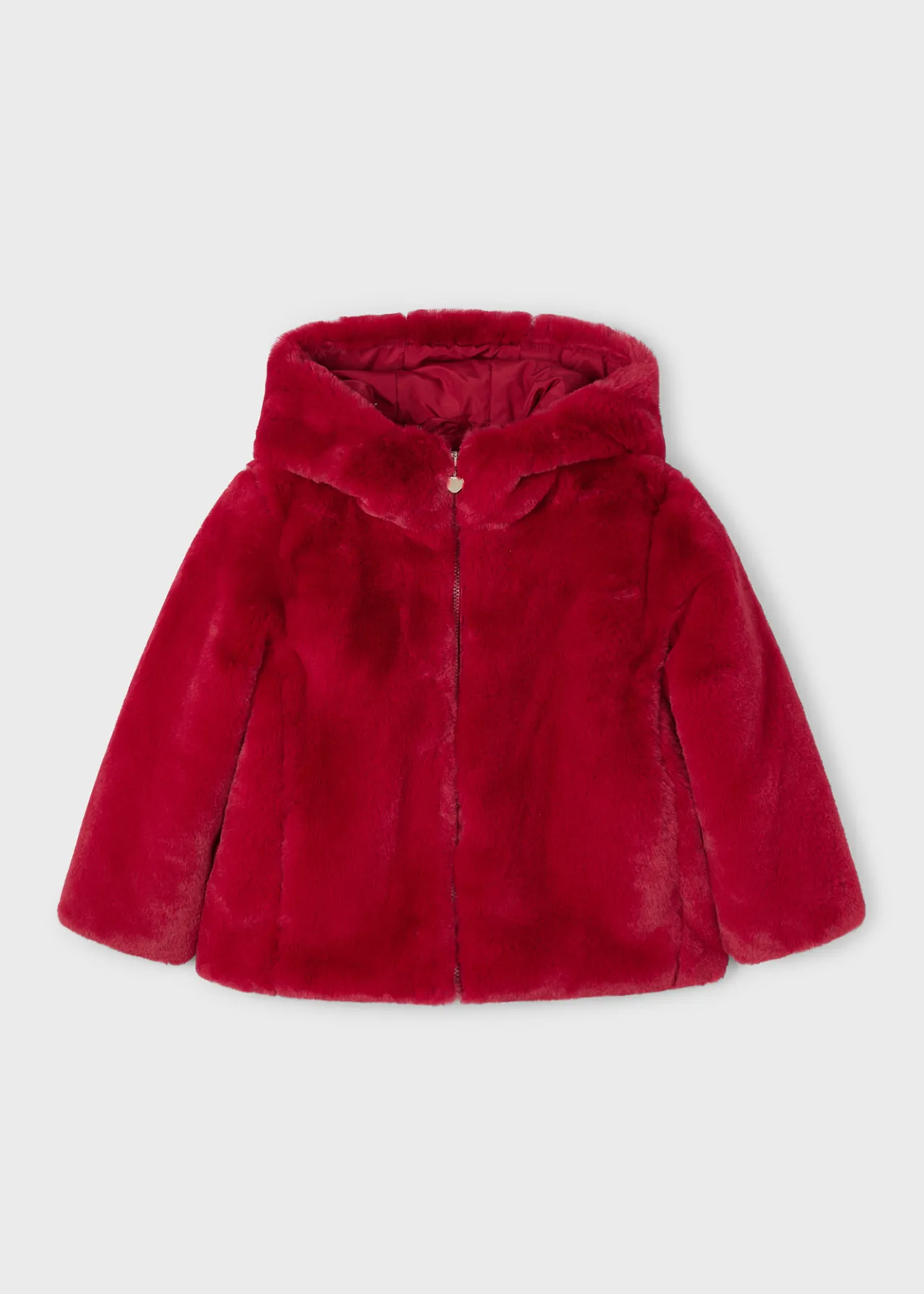 Mayoral Girl Faux Fur Coat