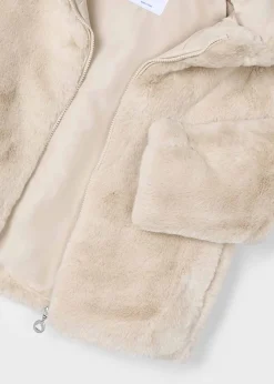 Mayoral Girl Faux Fur Coat