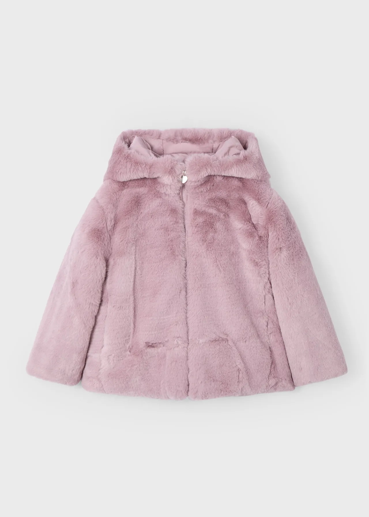 Mayoral Girl Faux Fur Coat