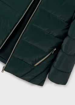 Mayoral Girl Faux Fur Hooded Coat