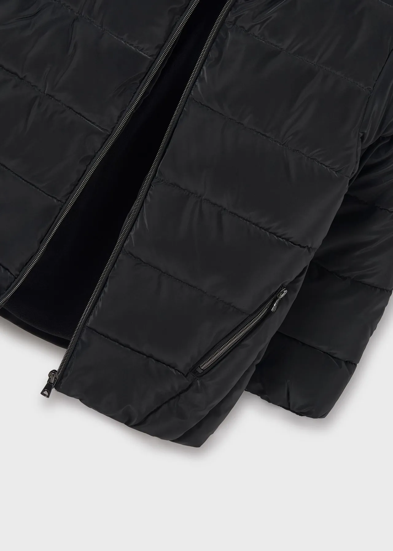 Mayoral Girl Faux Fur Hooded Coat