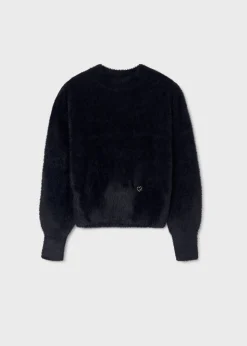 Mayoral Girl Faux Fur Sweater