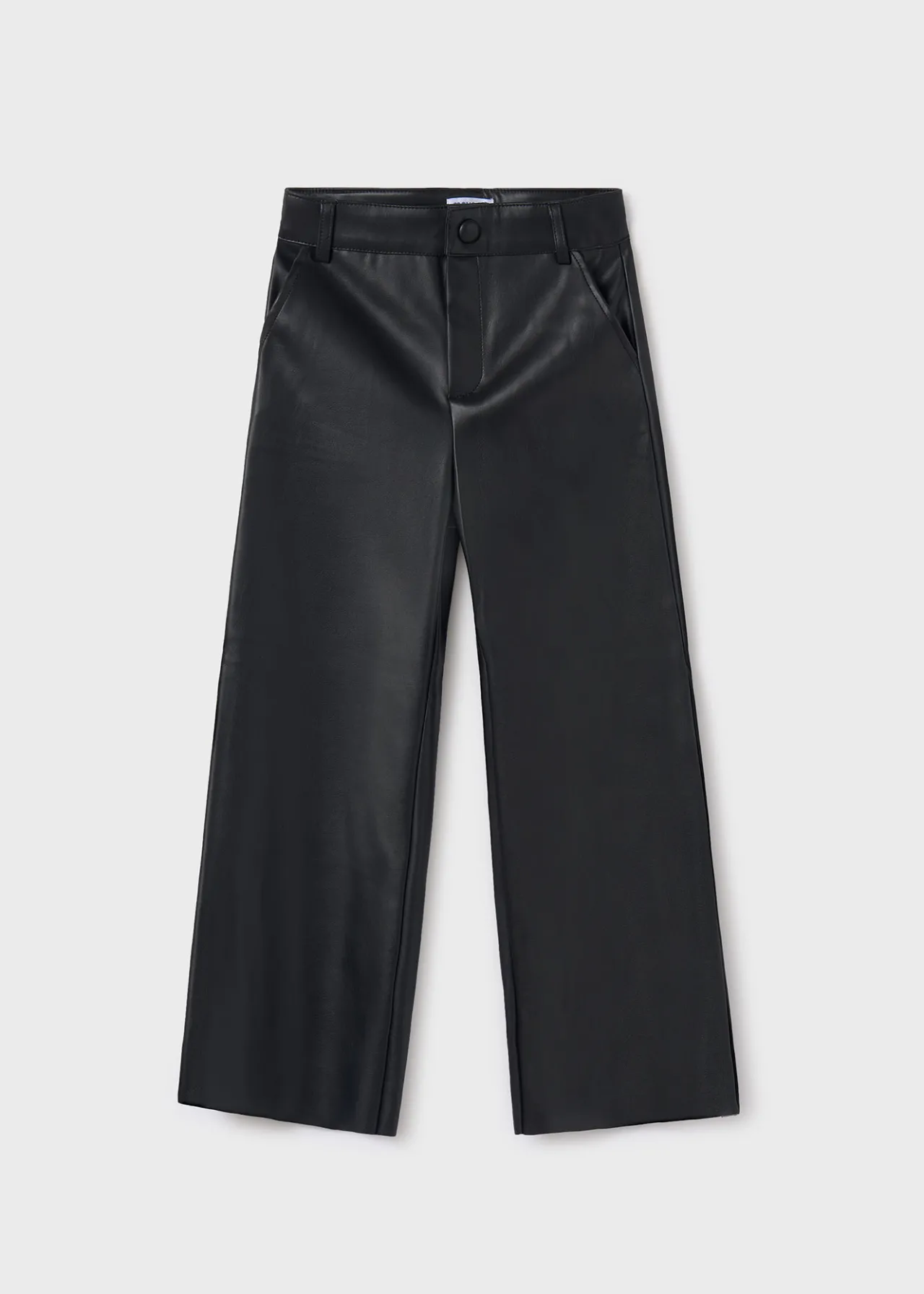 Mayoral Girl Faux Leather Flared Pants
