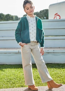 Mayoral Girl Flared Twill Pants