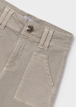 Mayoral Girl Flared Twill Pants