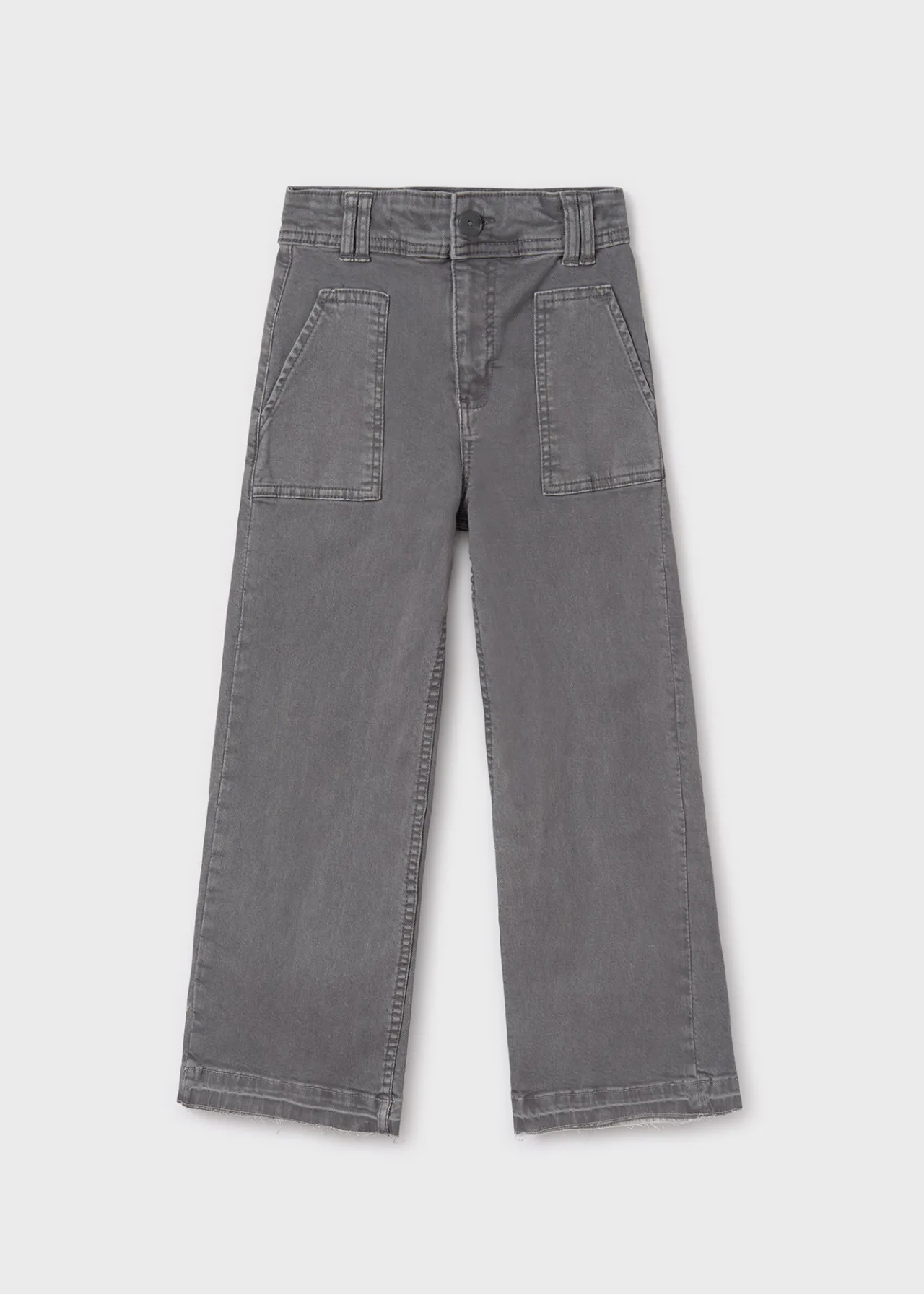 Mayoral Girl Flared Twill Pants