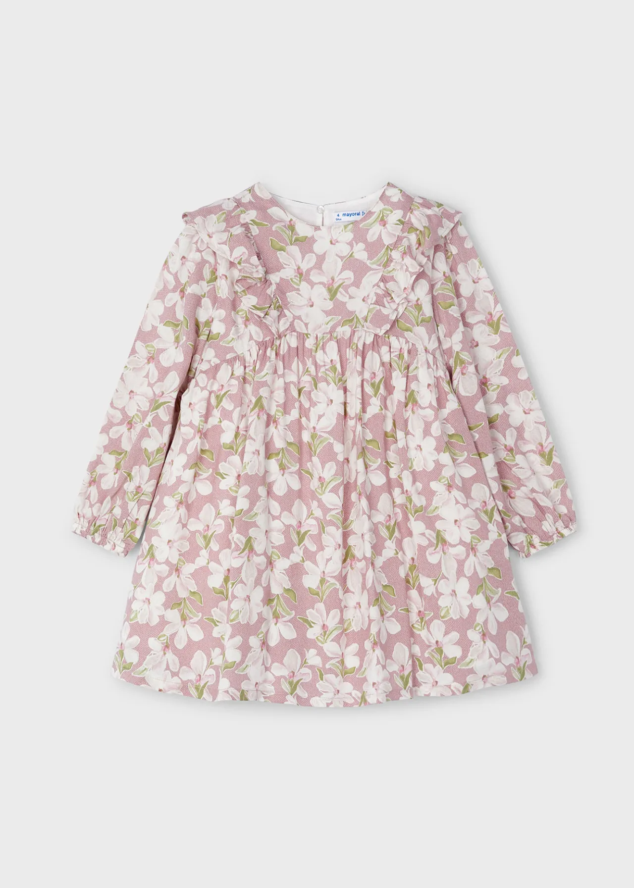 Mayoral Girl Floral Print Dress
