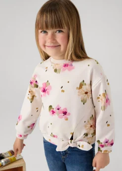 Mayoral Girl Floral Sweatshirt