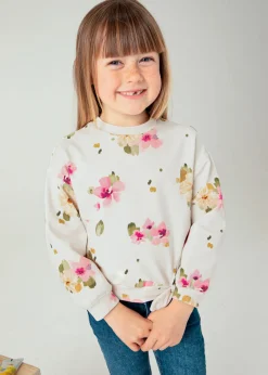 Mayoral Girl Floral Sweatshirt