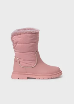 Mayoral Girl Fur Lined Boots