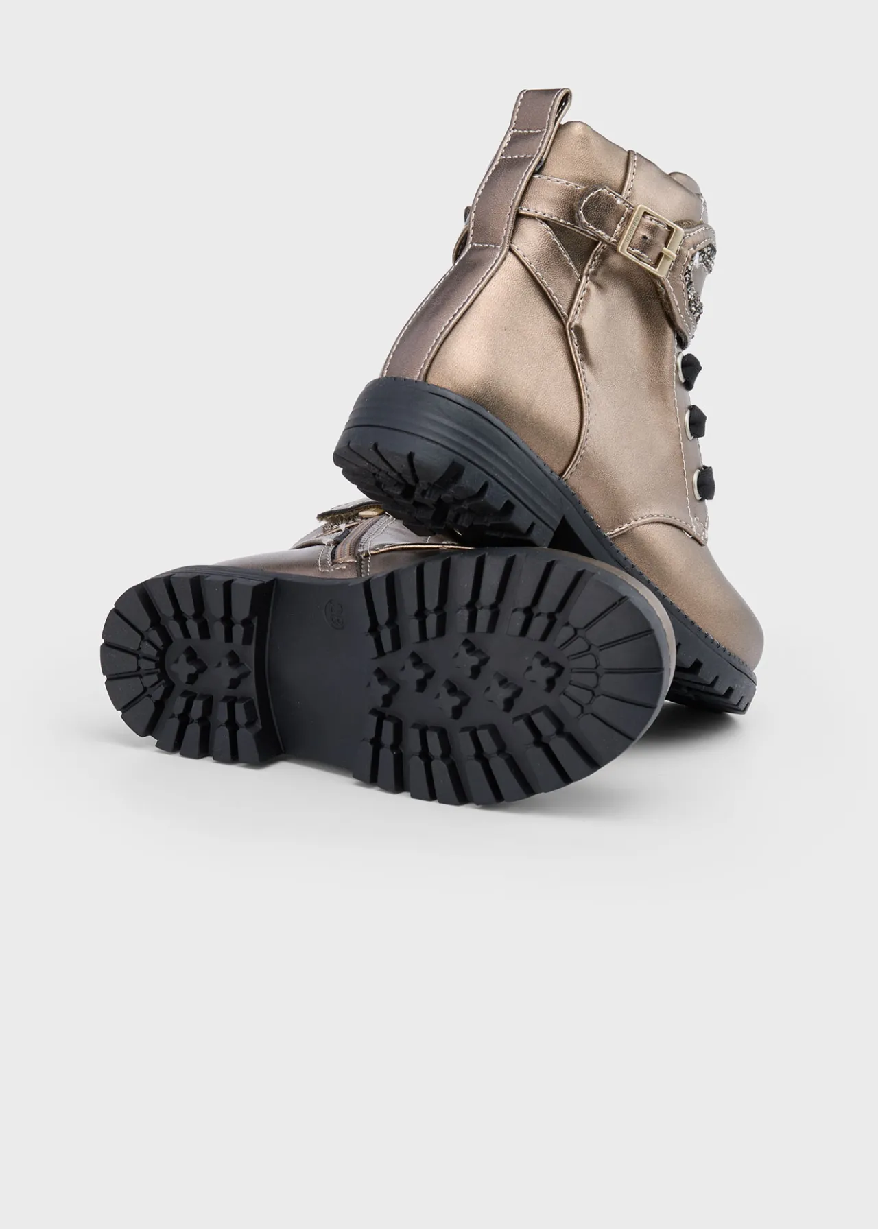 Mayoral Girl Glitter Biker Boots
