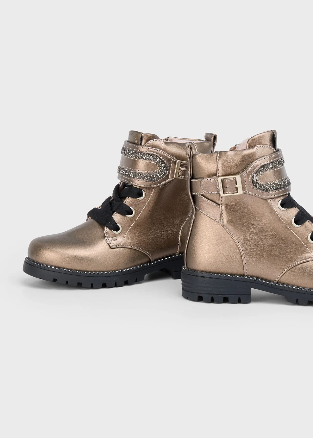 Mayoral Girl Glitter Biker Boots