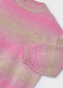 Mayoral Girl Gradient Striped Sweater