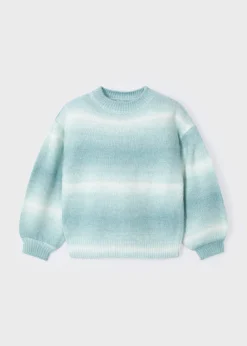 Mayoral Girl Gradient Striped Sweater