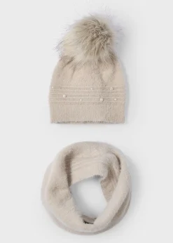 Mayoral Girl Hat and Snood Set