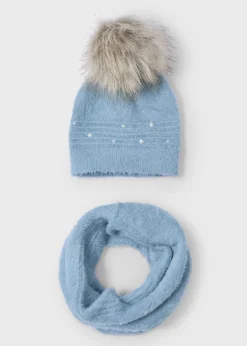 Mayoral Girl Hat and Snood Set